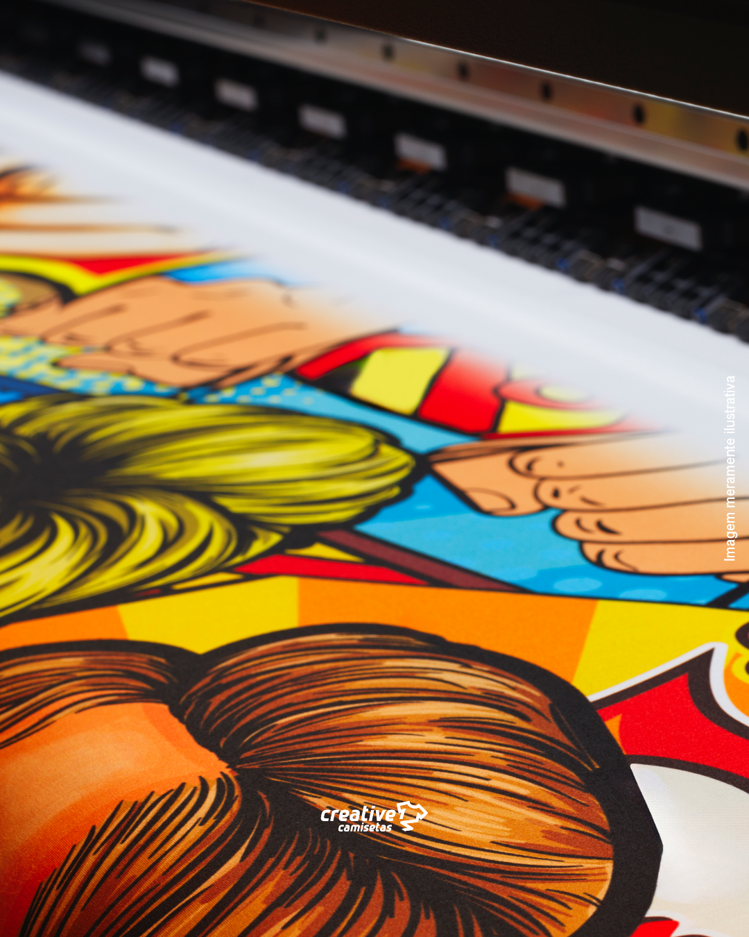 Postagem – Creative Camisetas – Cores Vivas