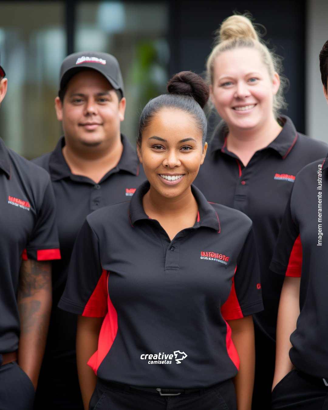 Social media Creative Camiesetas Uniformes Polo 2